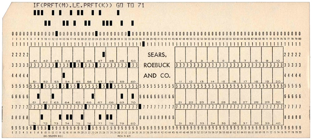 Un archivo de tarjetas perforadas para preservar este curioso fragmento de la historia tecnológica