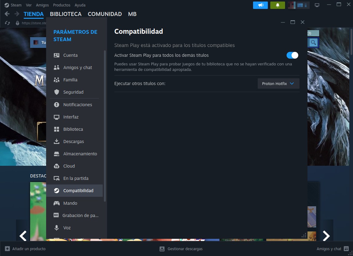 Steam: cómo activar la compatibilidad con todos los juegos de Windows