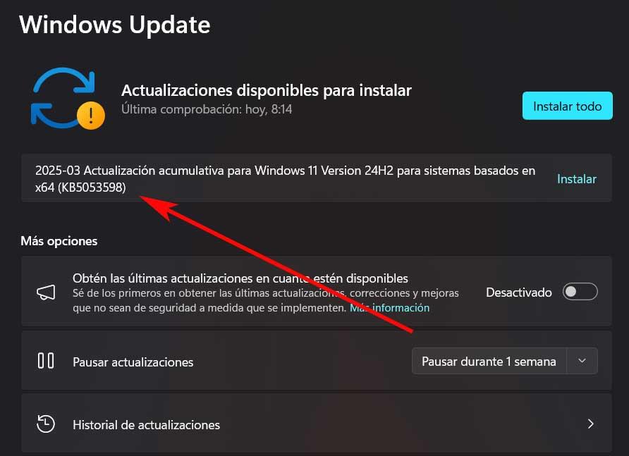 actualizacion Windows