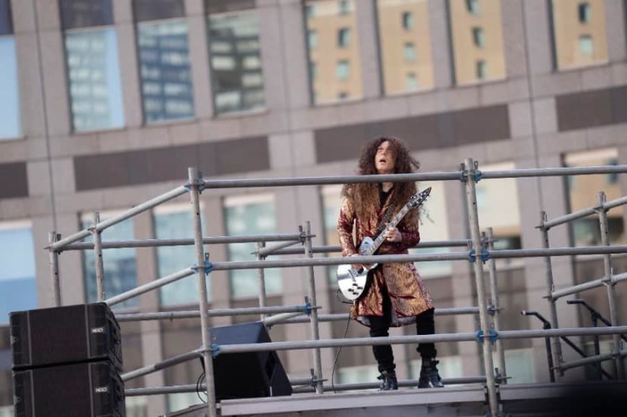 MARTY FRIEDMAN en la ceremonia del Maratón de Tokio