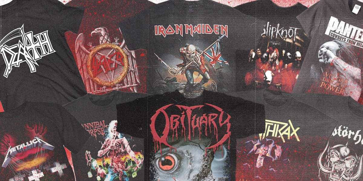 Las 7 playeras de metal más icónicas de todos los tiempos