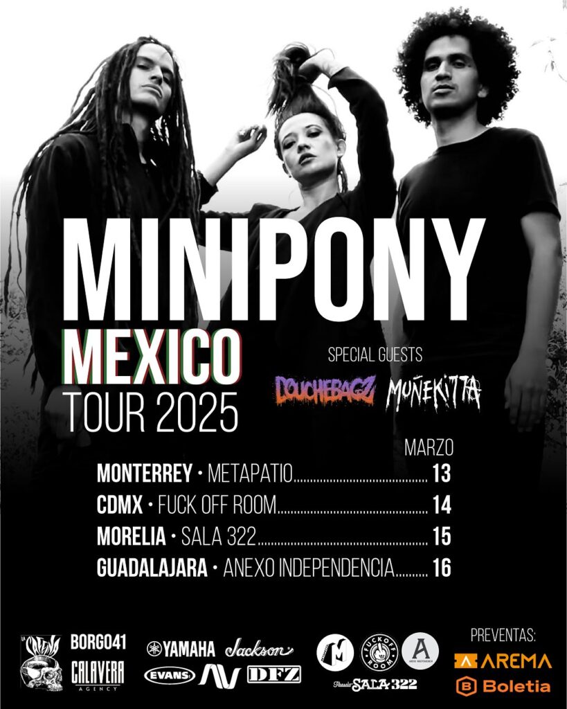 Aquí las fechas del tour que hará retumbar a cuatro ciudades de México, incluido el Fuck Off Room el viernes 14.