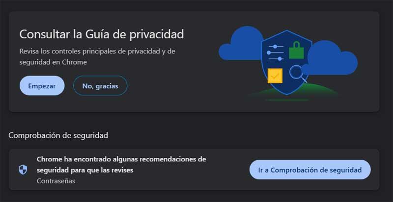 seguridad Chrome