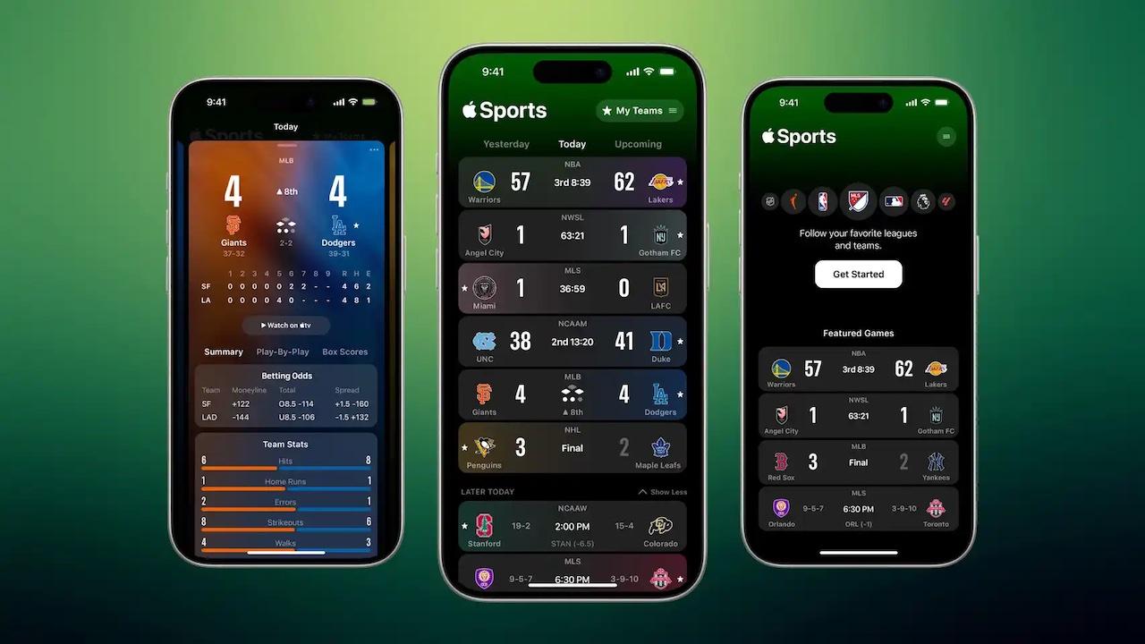Esta es la nueva y divertida función de Apple Sports:¿ cuándo llega la app a España?