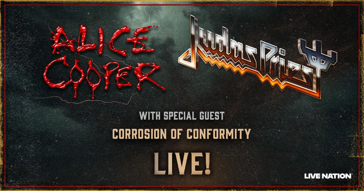 Judas Priest y Alice Cooper arrancan gira épica por Norteamérica con Corrosion of Conformity en 2025