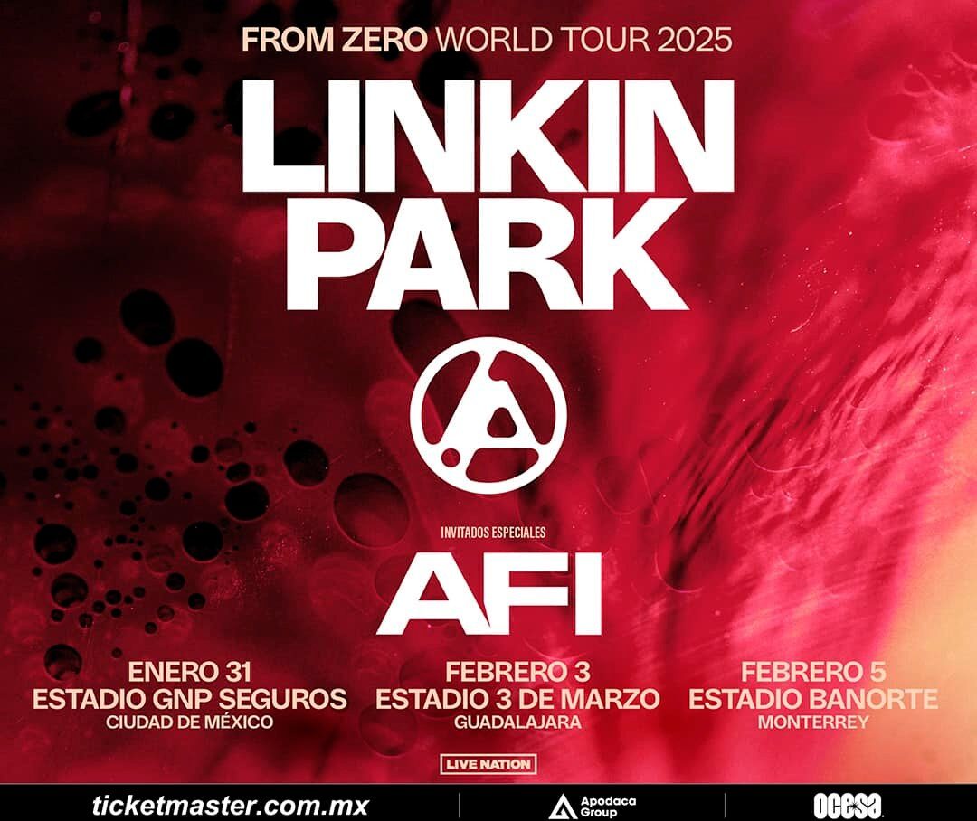 Linkin Park se presentará en el Estadio GNP Seguros.