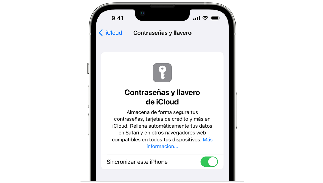 Llavero de iCloud