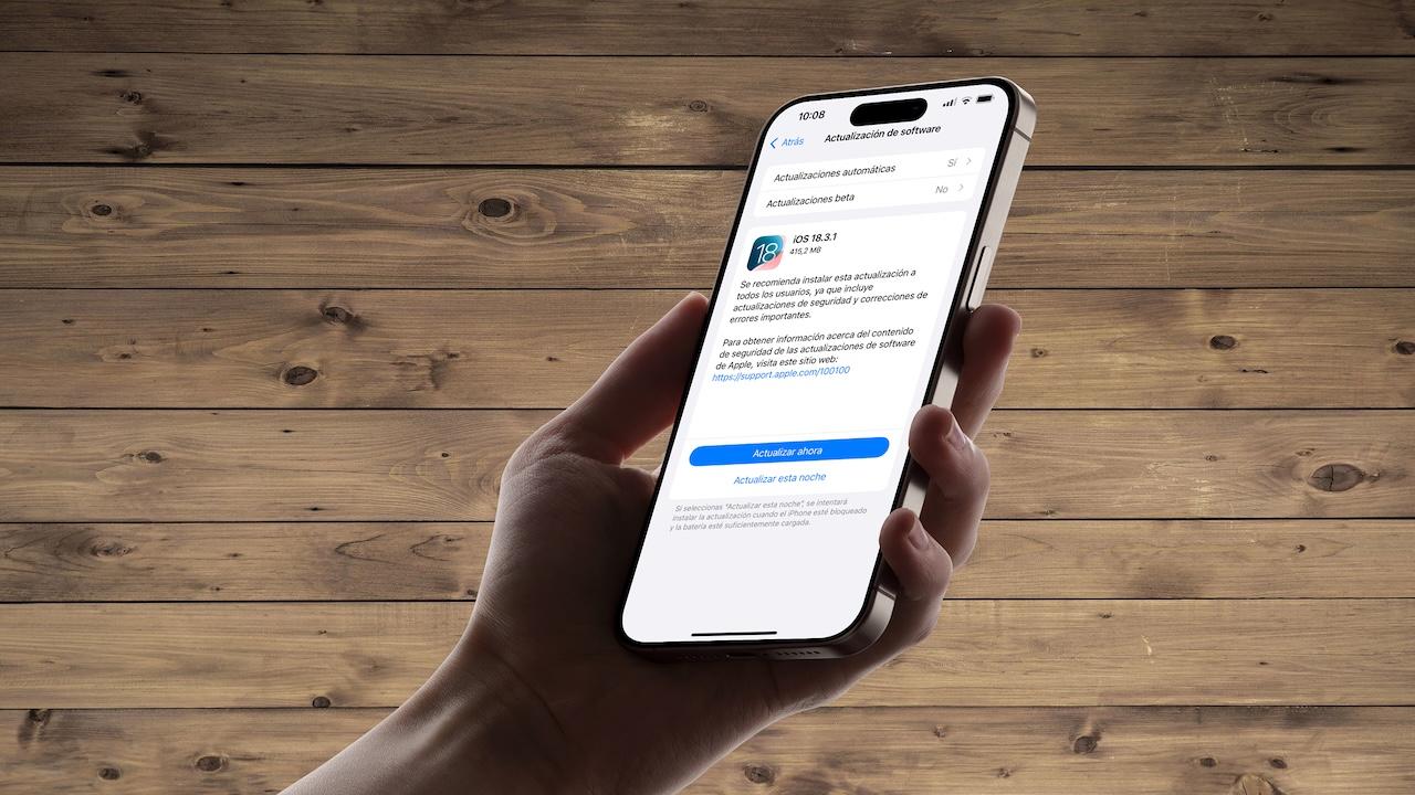 iOS 18.3.1 iPhone