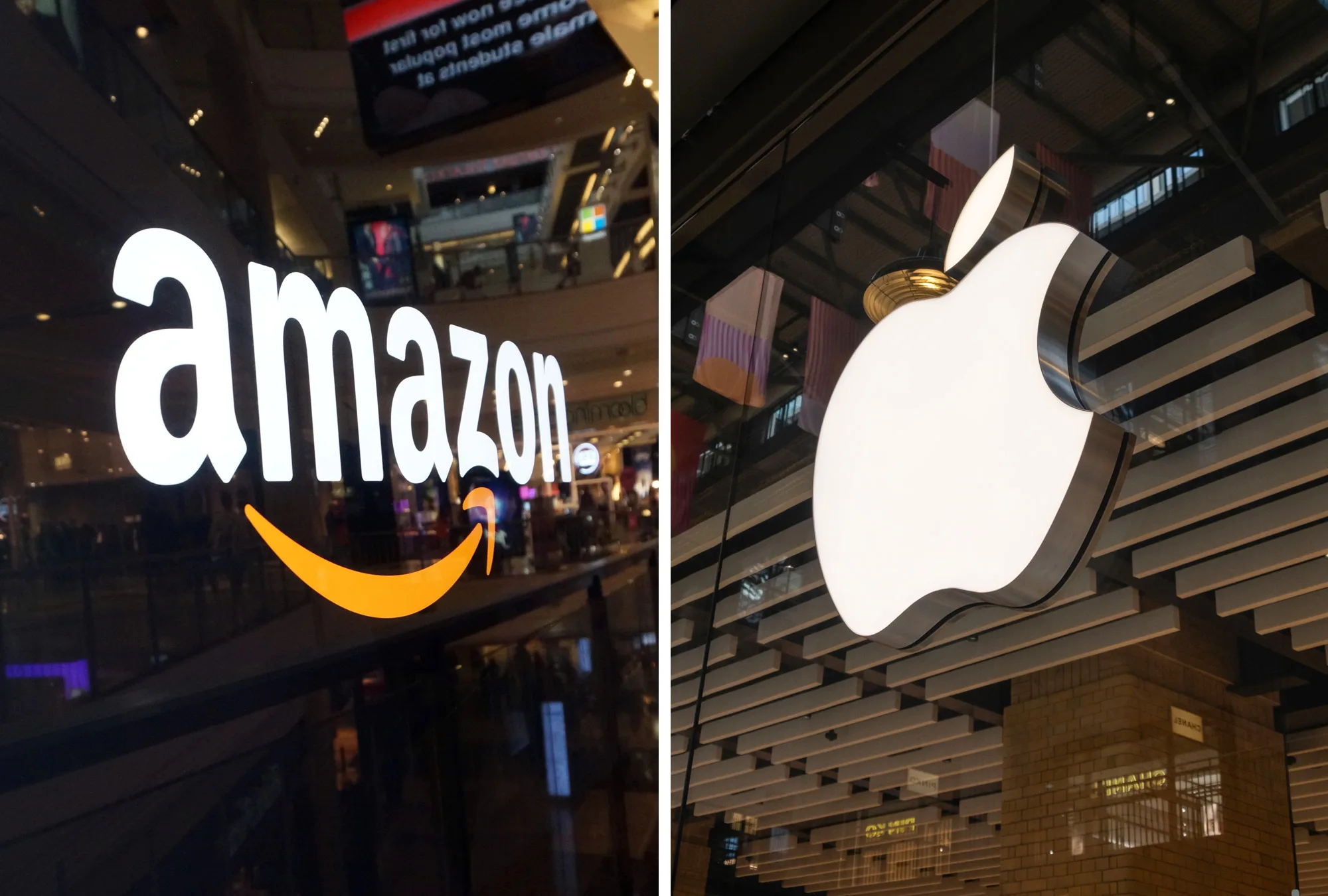 Apple y Amazon sorprenden a Wall Street con alza de ingresos