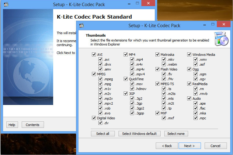 K-Lite Codec Pack compatibilidad de codesc