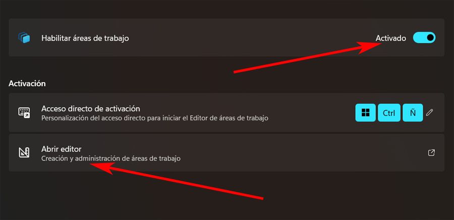 abrir editor powertoys espacios