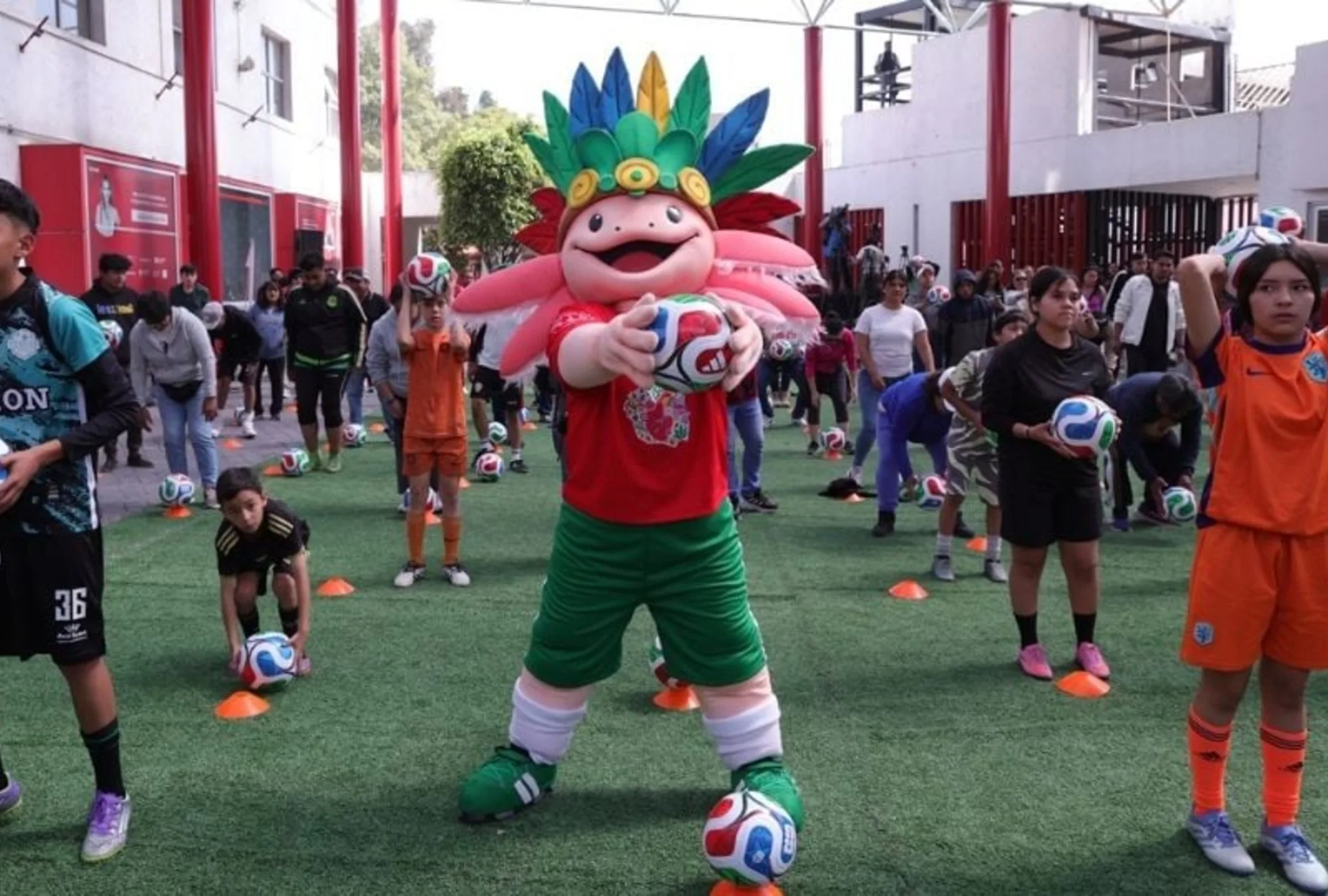Ajolote con penacho, la imagen de la CDMX para la Copa Mundial 2026