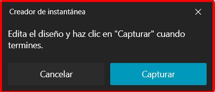 botón Capturar