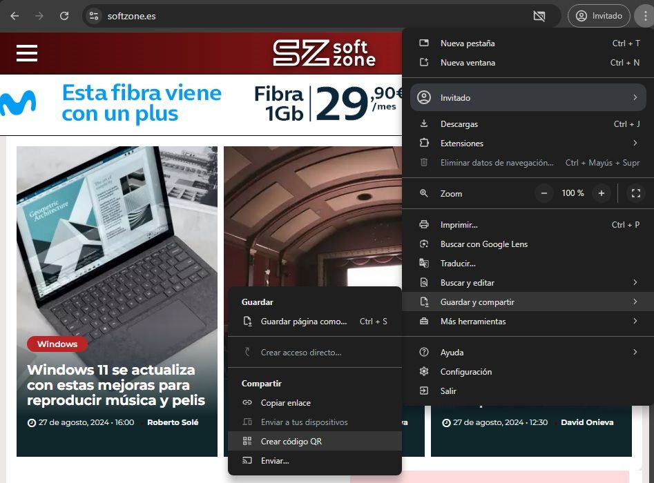 crear codigo qur google chrome