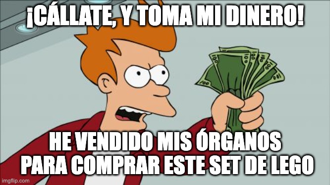 Shut up and take my hijos, digo my money, para la Enterprise-D