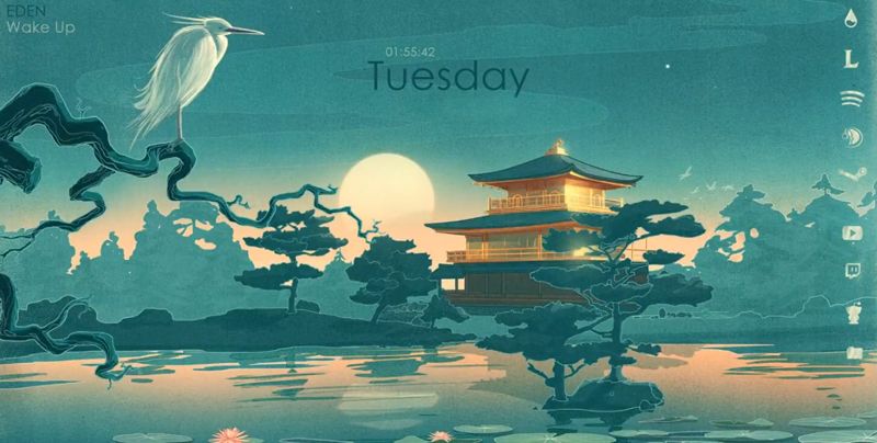 mascara pajaro rainmeter