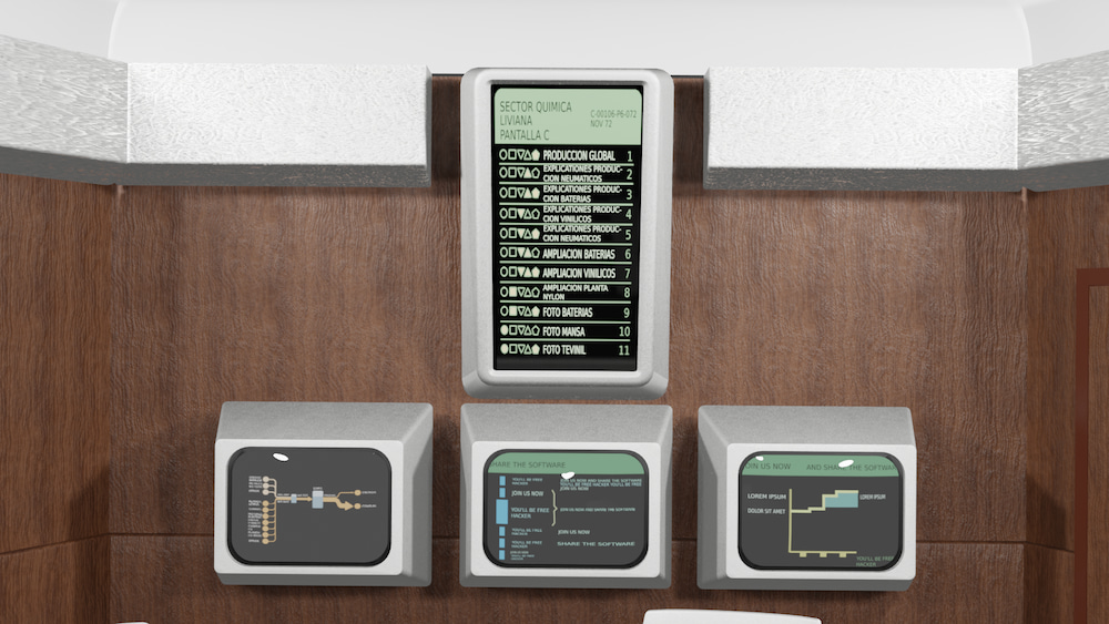 Paneles de Control / Proyecto Cybersyn: un puente de mando de operaciones y control futurista que tiene más de 50 años
