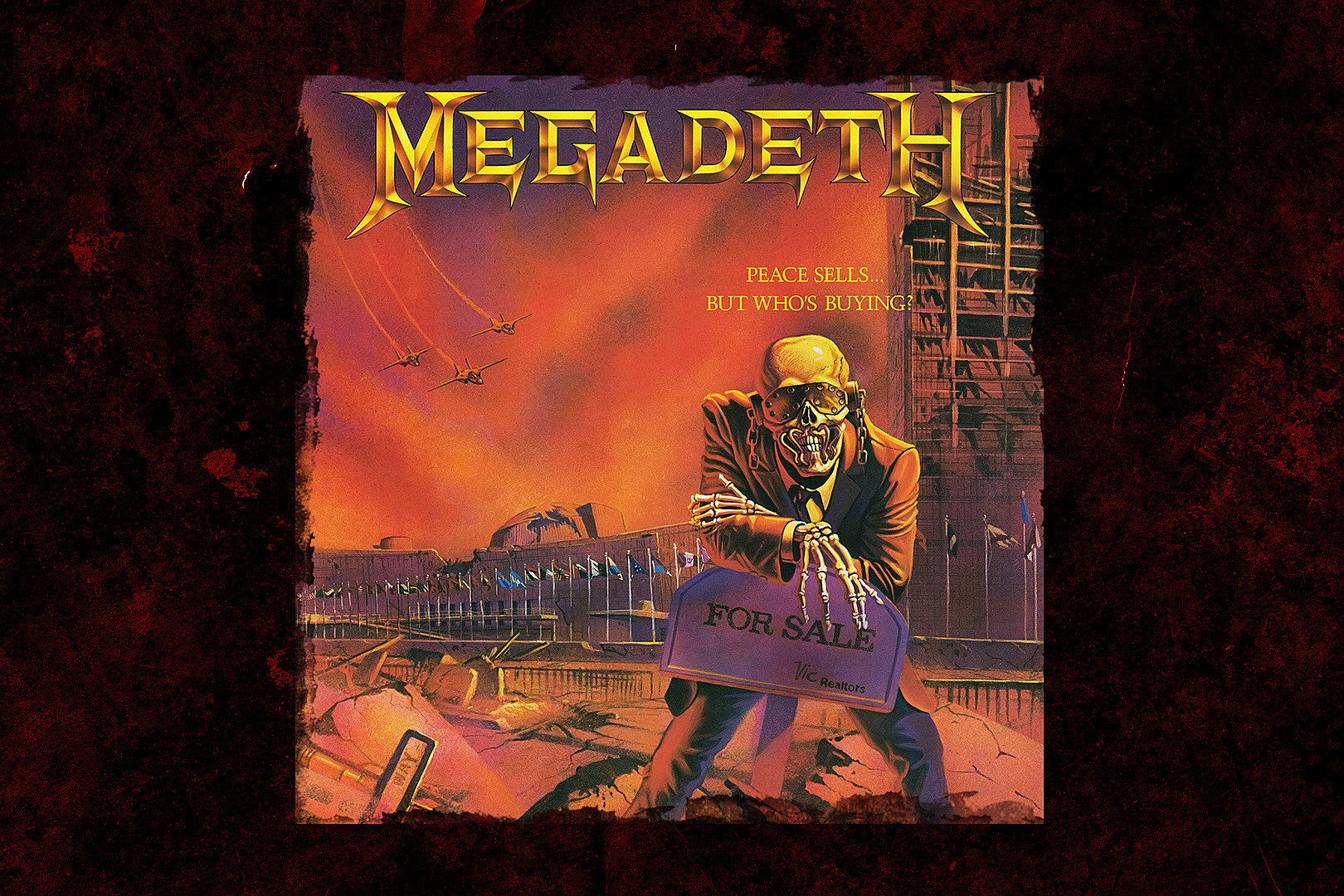 Portada de Peace Sells... But Who's Buying? de Megadeth, 1986
