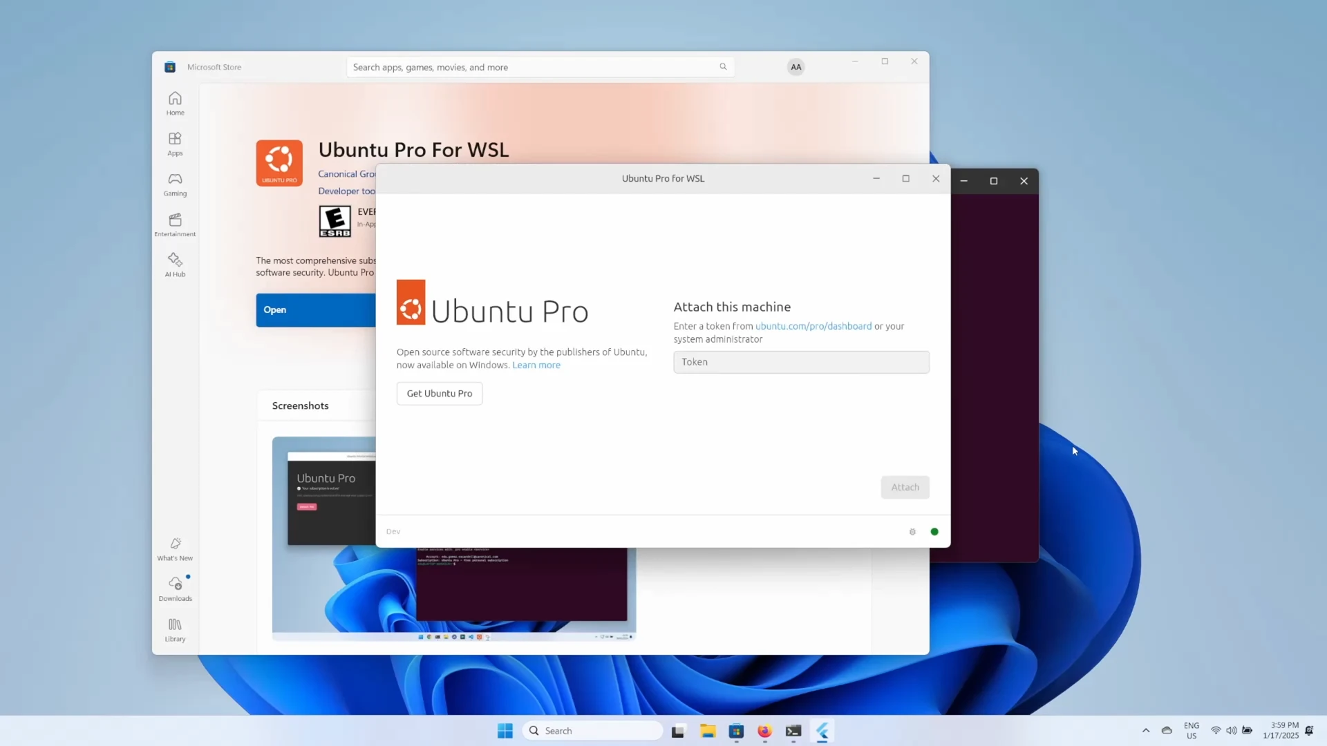 Ubuntu Pro para WSL