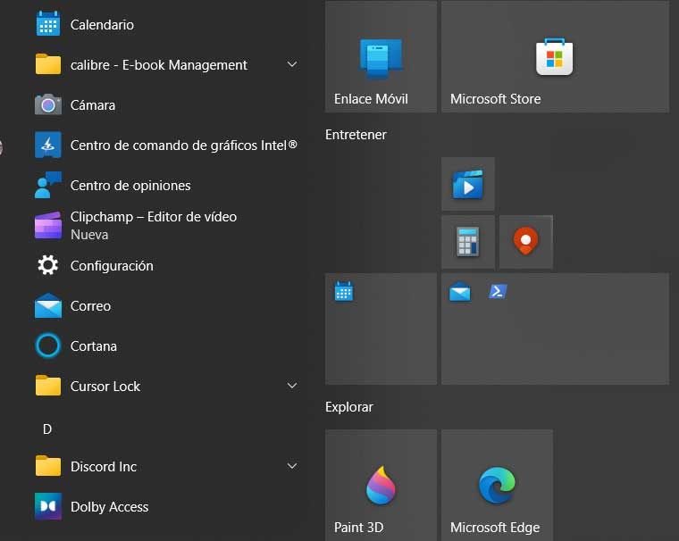 Conjunto de apps preinstaladas en Windows que hemos de eliminar de manera individual