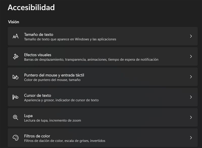 configuracion windows