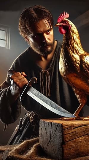 gallina de los huevos de oro / IA