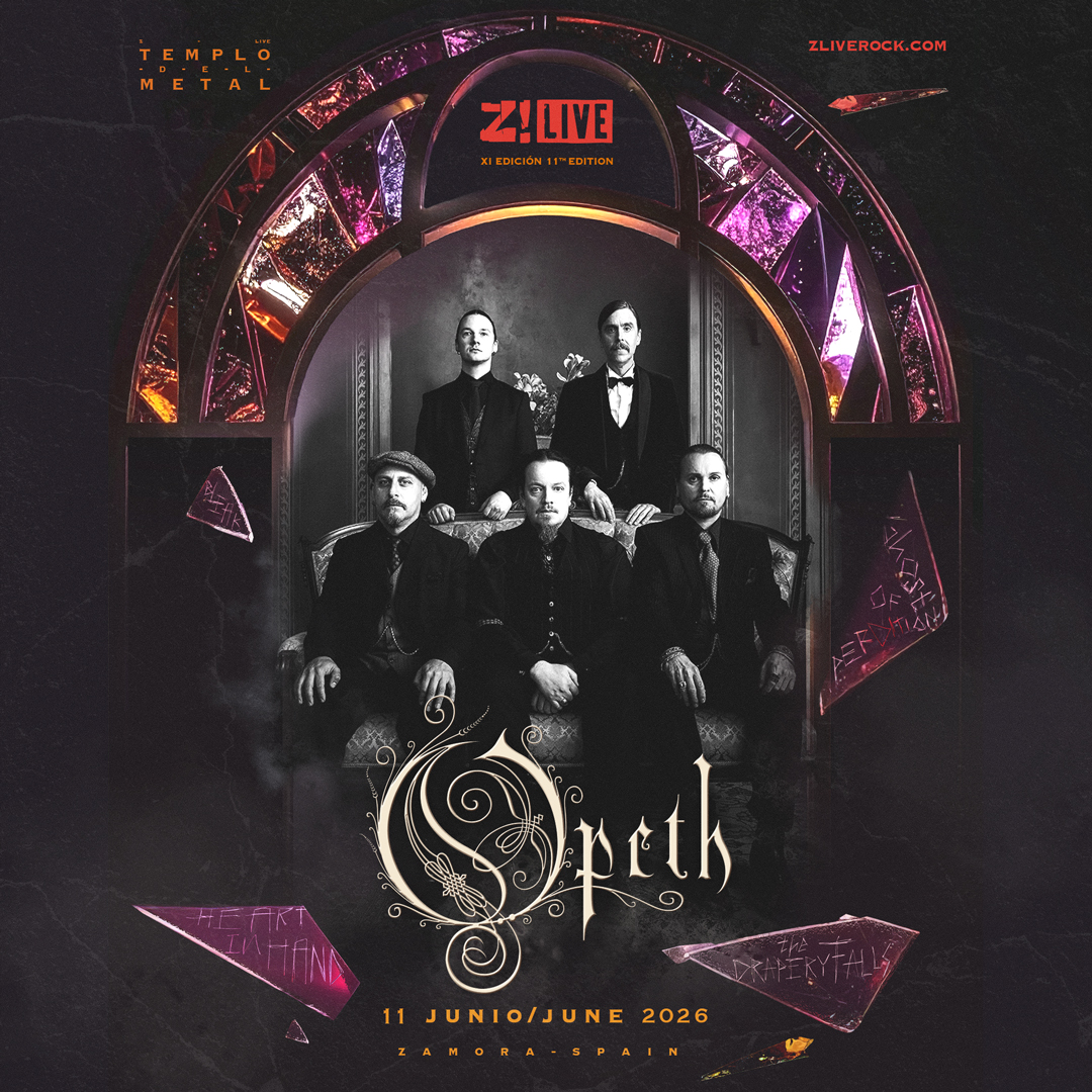 Los suecos OPETH tercer cabeza de cartel del festival Z! LIVE ROCK FEST 2026