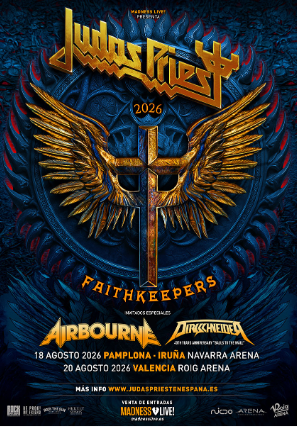 Los legendarios JUDAS PRIEST anuncian dos ciudades en su gira por España