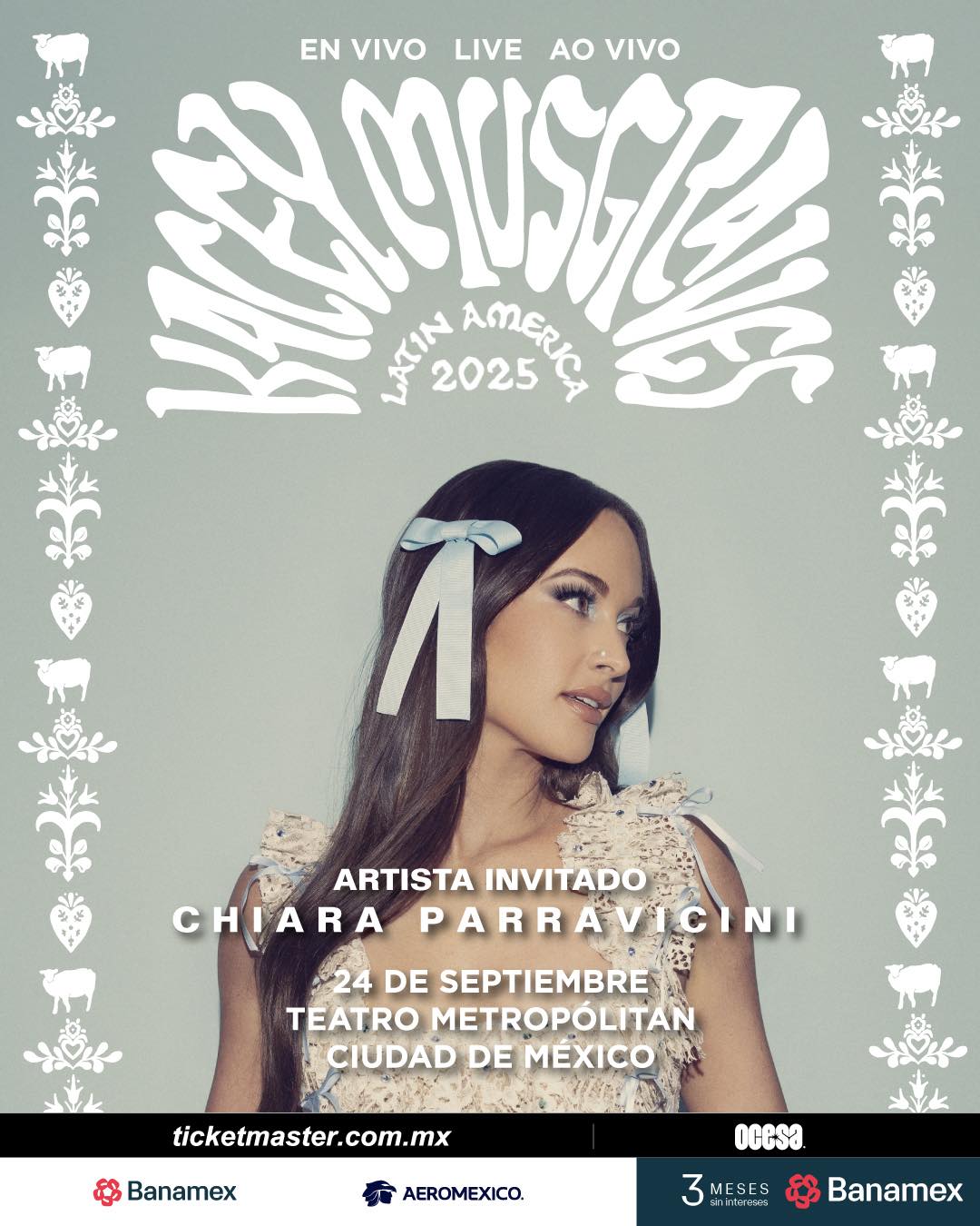 Kacey Musgraves brillará en el Teatro Metropólitan