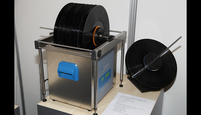 Máquina de limpieza ultrasónica profesional para discos de vinilo