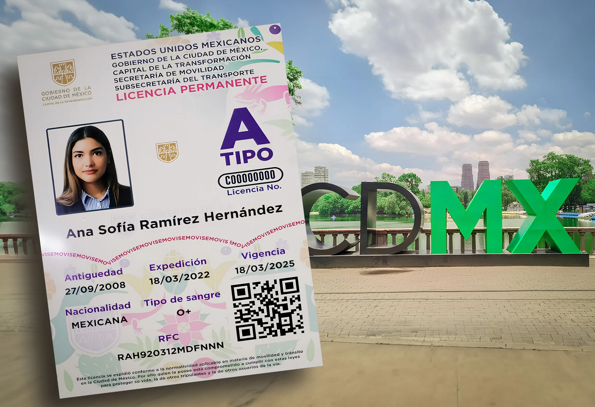 ¿La nueva licencia permanente en CDMX sirve para moto?