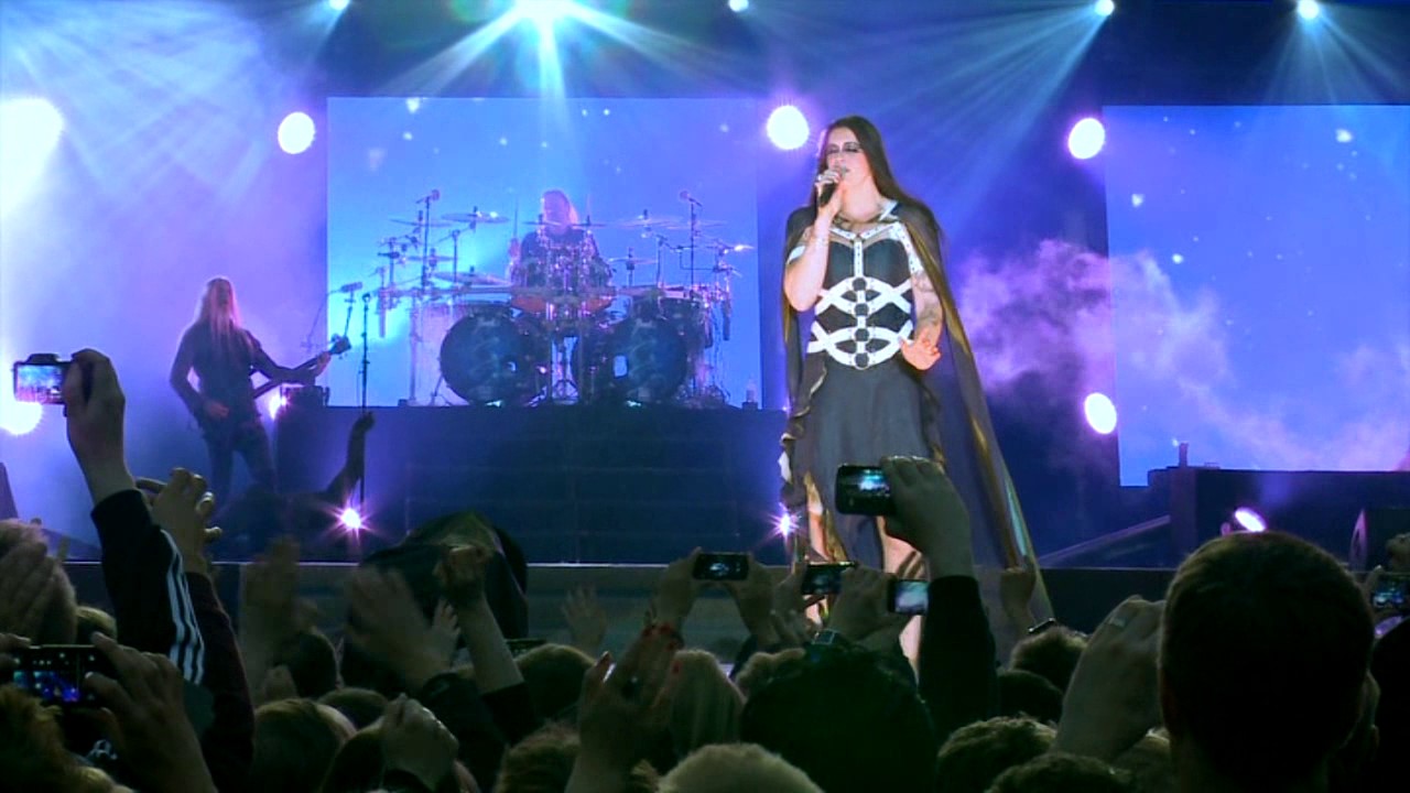 Nightwish en concierto en vivo en Tampere, Finlandia, con Floor Jansen al frente