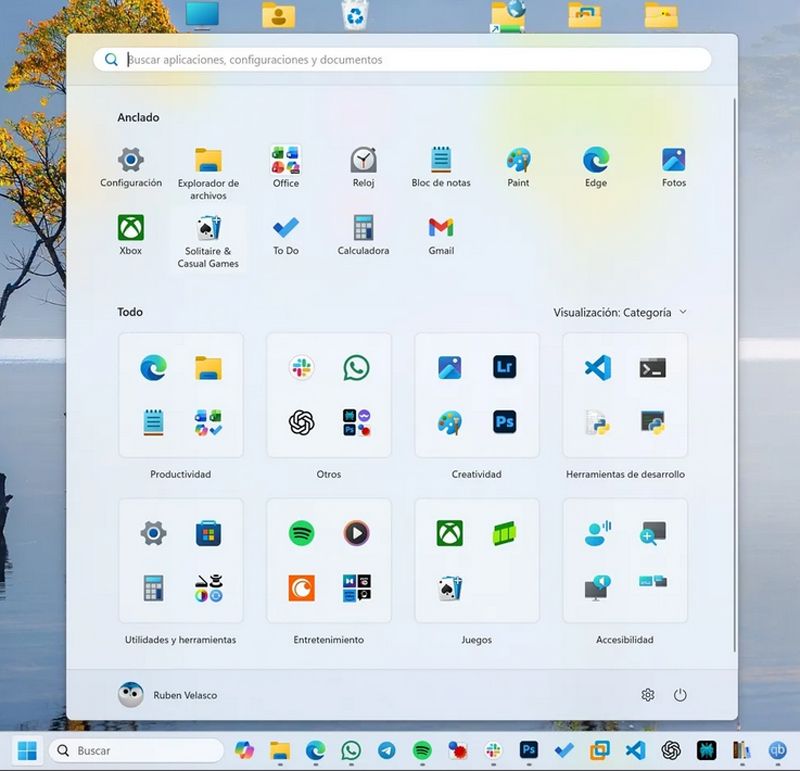 menu inicio windows 11