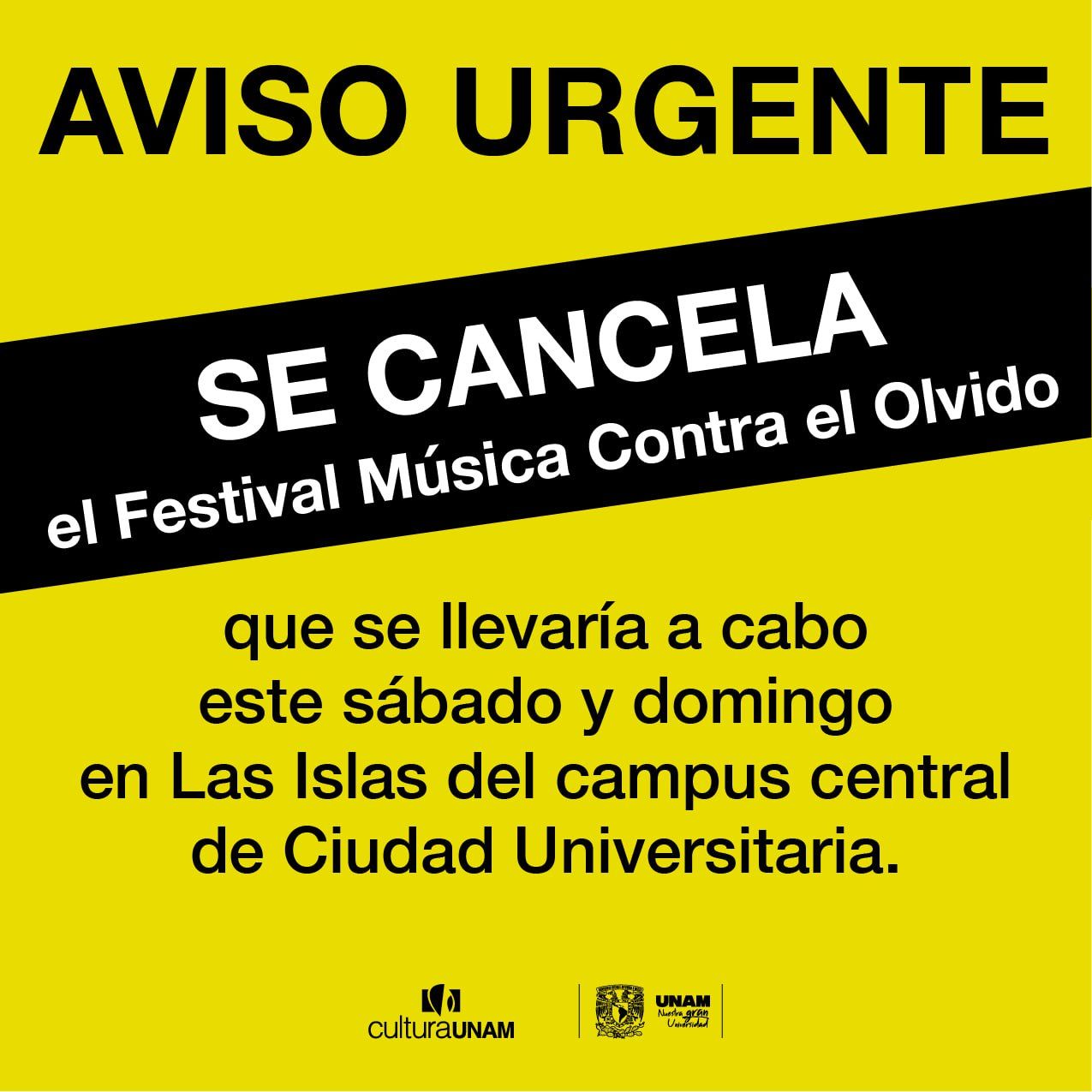 Musica contra el olvido cancelado