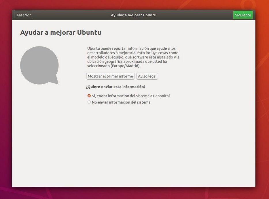 telemetria de Ubuntu