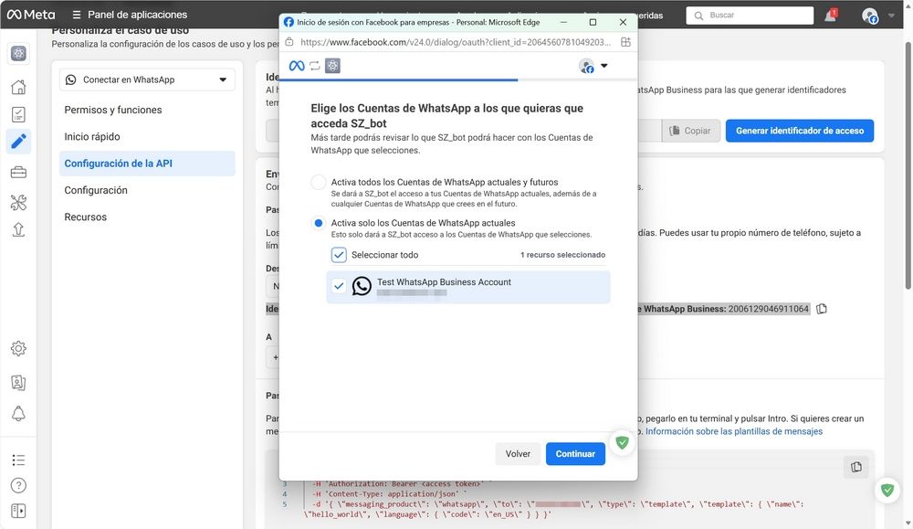 Crear API en WhatsApp 10