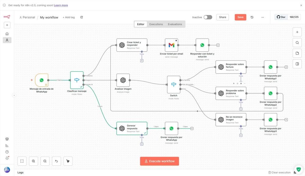 Crear chatbot IA en n8n - 8