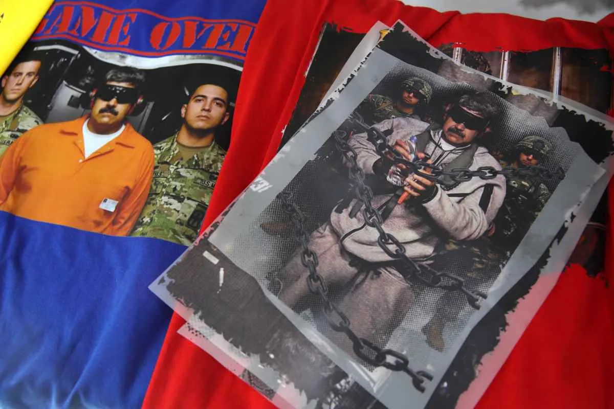 Las playeras de la captura de Maduro se convierten en moda entre venezolanos