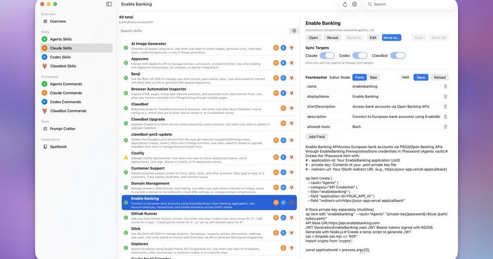 Interfaz de usuario de una plataforma de gestión de servicios digitales y APIs en un entorno de escritorio.