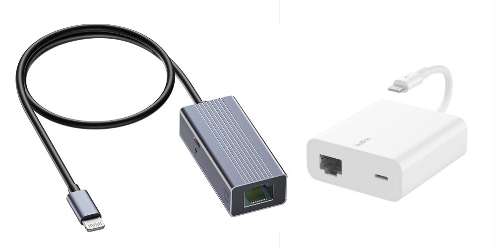conectar iphone ethernet lightning