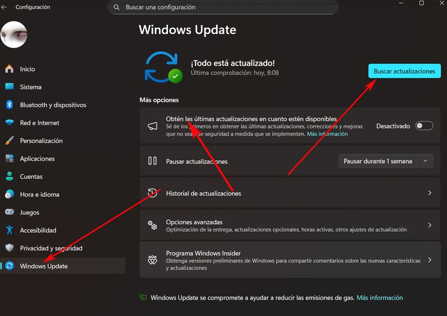 configuracion Windows 11