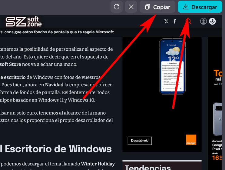guardar captura firefox