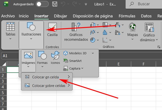 ilustraciones Excel menú