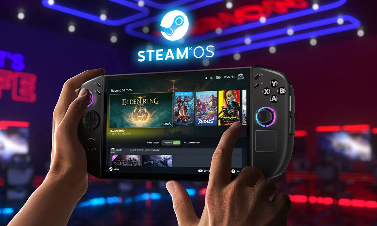 Lenovo Legion Go 2 con SteamOS, 