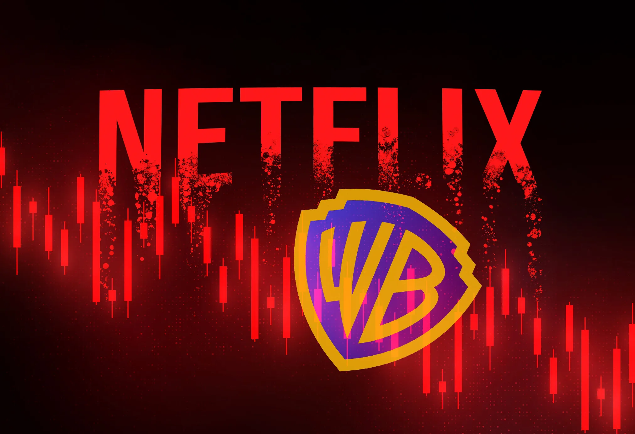 Netflix pierde en bolsa 390,000 mdd, equivalente a 5.4 veces lo que ofertó por Warner Bros. Discovery
