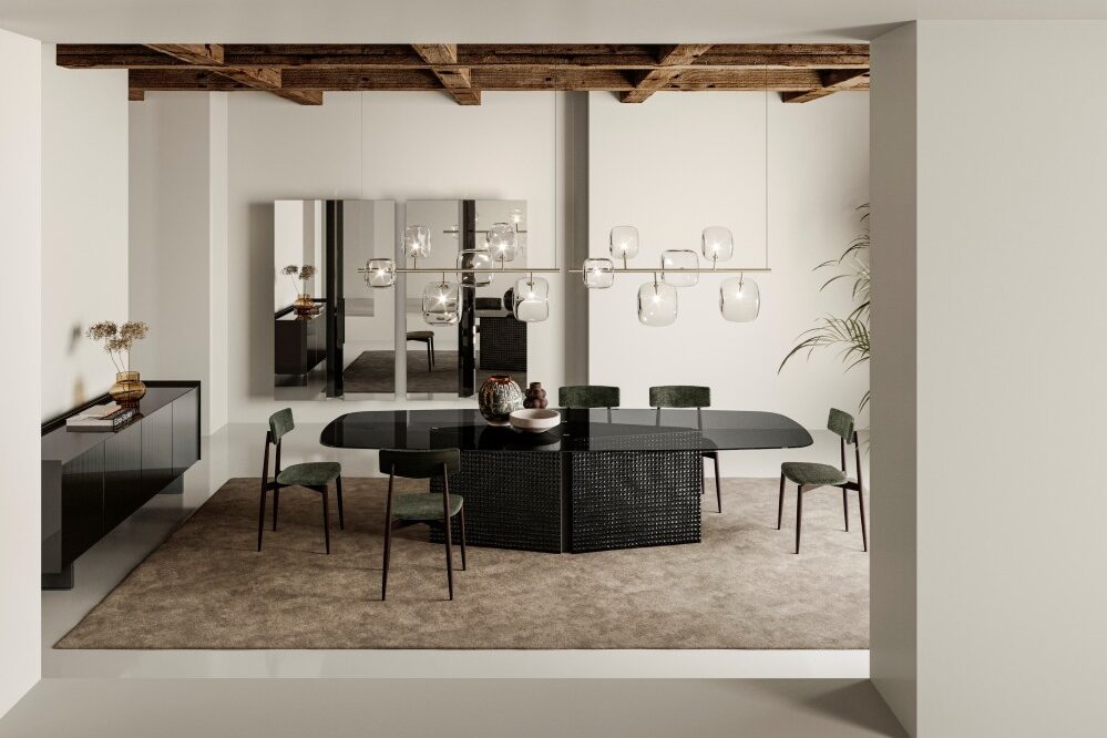 Bow table, by Massimo Castagna for Tonelli