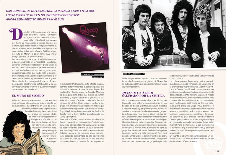 Una doble página de texto