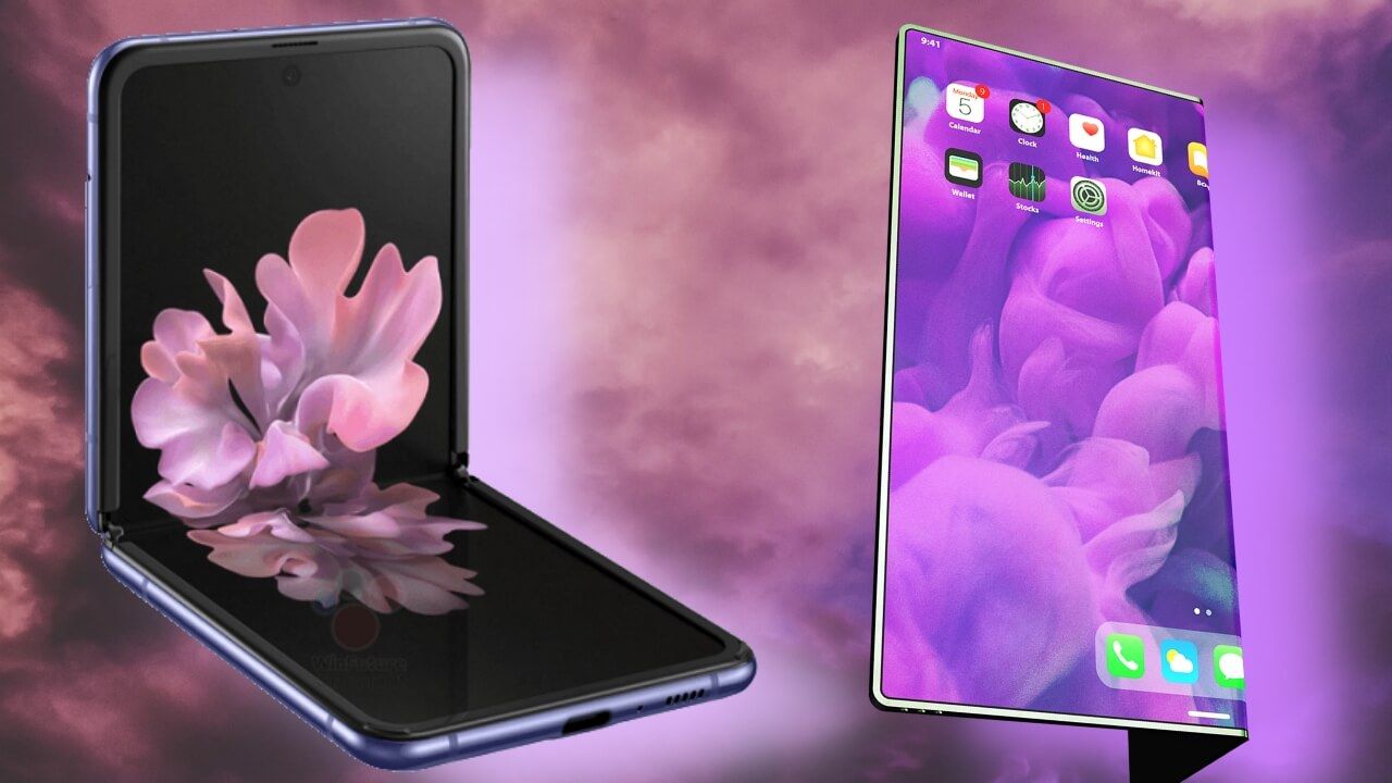 Samsung Galaxy Z Flip iPhone plegable