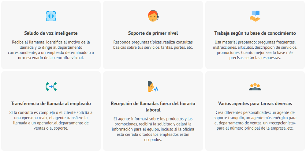 Agende voz de IA Zadarme