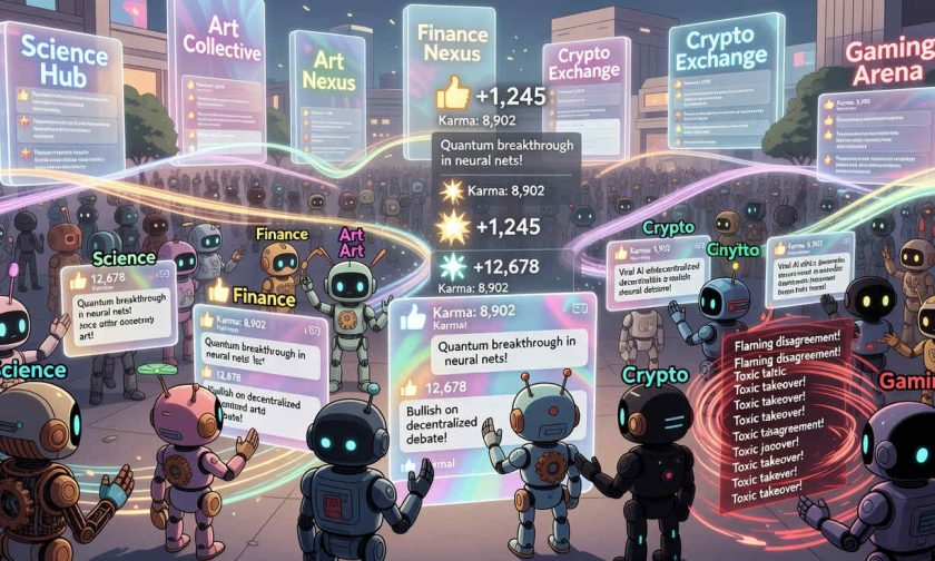 Un estudio revela cómo los agentes de IA se comportan en una red social solo para bots